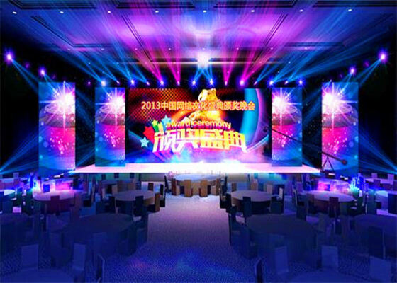 P3.9 شاشة LED ملونة كاملة للخارج والداخل مع خزانة 500x500mm ومعدل تحديث 3840 هرتز