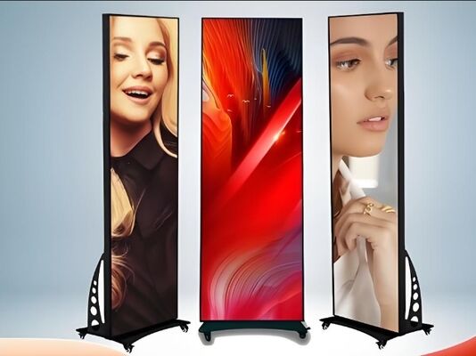 سعر جيد شاشات LED إعلانية P2mm تتميز بحجم شاشة 680x2000 مم مثالية لغرف المؤتمرات وشاشات العروض التقديمية للفعاليات المؤسسية متصل