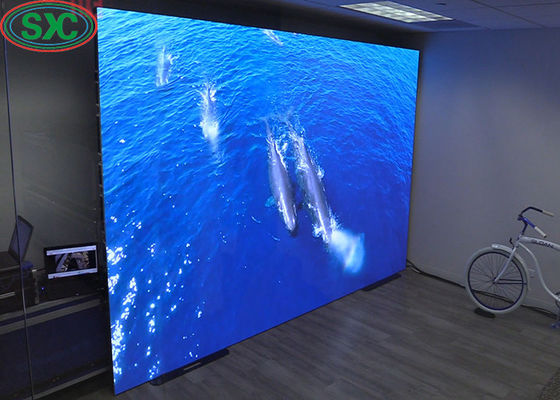 سعر جيد شاشة LED ملونة كاملة داخلية P6 HD 27778 / m2 كثافة البكسل لغرفة الاجتماعات الانترنت