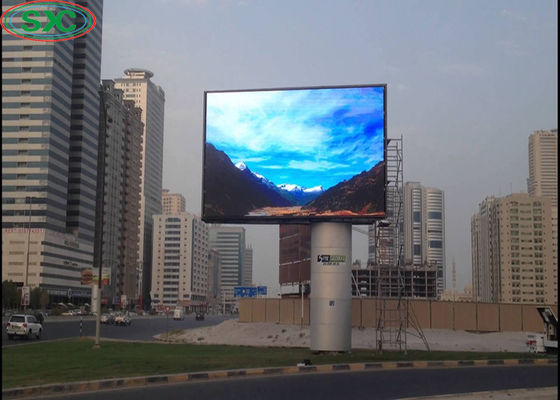 سعر جيد HD الإعلان العمود P10 شاشة LED في الهواء الطلق / شاشة LED في الهواء الطلق الانترنت