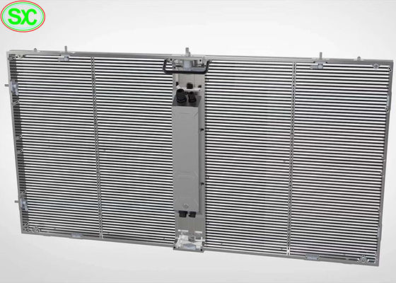 شاشة الشاشة الشفافة للملصقات LED 62500 نقطة / متر مربع SMD2121