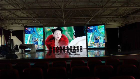 سعر جيد شاشة LED عالية الدقة داخلية للإيجار بالألوان عالية الدقة P3 RGB 3 في 1 رقيقة جداً الانترنت