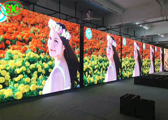 سعر جيد شاشة مسرح LED مخصصة P3 - P6 بحجم وحدة LED 192*1292 مم، شاشة مسرح LED بزاوية رؤية واسعة متصل