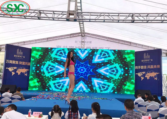 سعر جيد شاشة LED خارجية معلقة بالألوان الكاملة الخارجية P2 مع شاشة 1/32 الانترنت