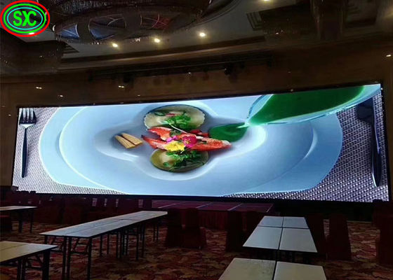 سعر جيد شاشة LED ثابتة داخلية عالية الدقة للبيع بدون تشويه، لوحة عرض LED صغيرة لجدار الفيديو P2 LED متصل