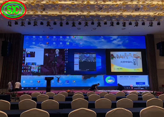 سعر جيد مسرح الزفاف LED حائط فيديو الإعلانات المحمولة العرض الإيجار PH3mm Pixel الانترنت