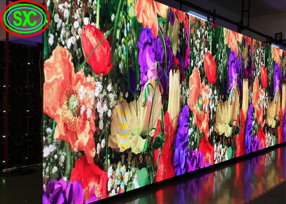سعر جيد شاشة LED داخلية خفيفة الوزن P3 كاملة الألوان، زاوية عرض واسعة تبلغ 1000 سي دي/م² متصل