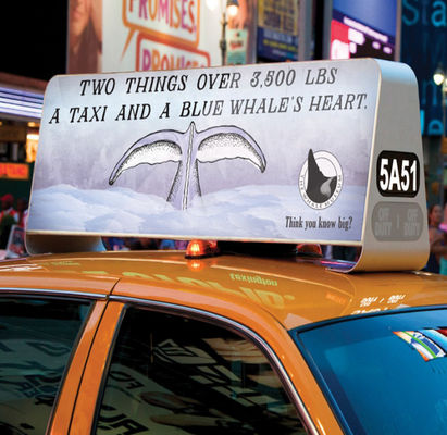 الشاشة المضادة للماء للسيارة LED إشارة العرض الخارجي كامل اللون سيارة الأجرة سقف شاشة جانب مزدوج