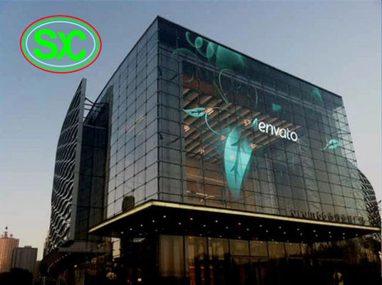 سعر جيد شاشة شبكة LED عالية شفافة ، CP15.625 شاشة ملونة كاملة LED الشبكة الانترنت