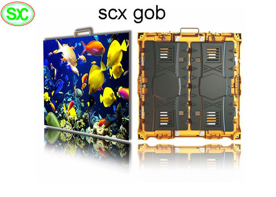 شاشة عرض LED ملونة كاملة داخلية مضادة للتصادم P1.9 104x78