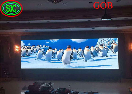سعر جيد العرض المضطلع الثابت فيديو جدار LED GOB COB التكنولوجيا مع CE ROHS شهادات FCC CB العرض المضطلع الثابت الانترنت