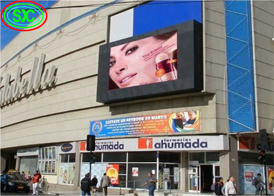 سعر جيد P10 مضاد للماء في الهواء الطلق اللون الكامل LED Billboard 10mm Pixel 50000cd الوضوح الانترنت