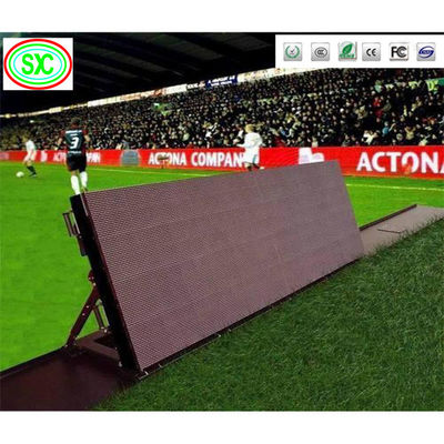 سعر جيد شاشة LED لاستاد P10 ملونة بالكامل 10000 نقطة/متر مربع سطوع 5000-7000 شمعة/متر مربع الانترنت