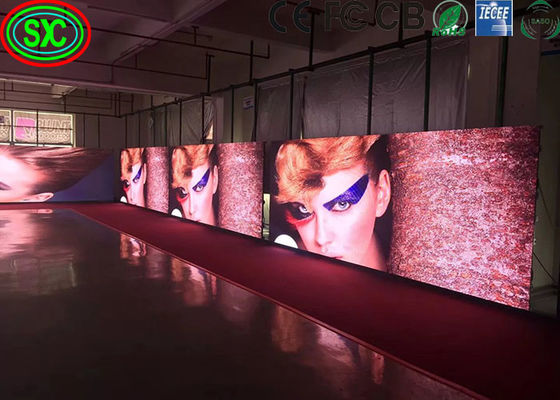 سعر جيد SMD LED Screen 576X576mm P3 بكسل صغير رخيص السعر المنخفض ارتفاع التحديث الداخلي أدى شاشة الفيديو الجدار الانترنت