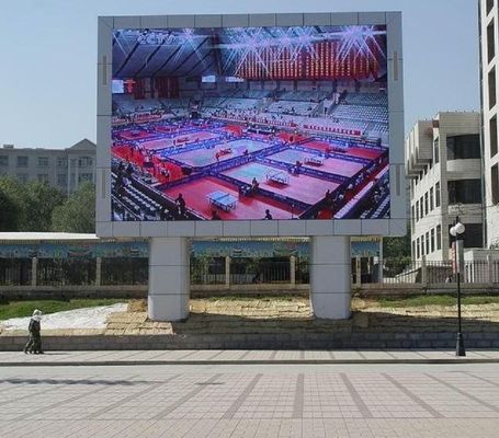 سعر جيد SMD2727 P8 في الهواء الطلق LED الإعلان شاشة العمود التثبيت LED لوحة عرض الفيديو الانترنت