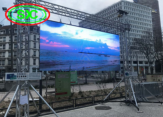 سعر جيد شاشة LED للإيجار الخارجية P3.91 بألوان كاملة 500x500mm الانترنت