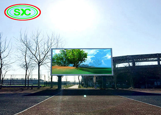 سعر جيد شاشة LED خارجية P10 شاشة عرض فيديو خارجية موفرة للطاقة عالية السطوع شاشة عرض LED الانترنت