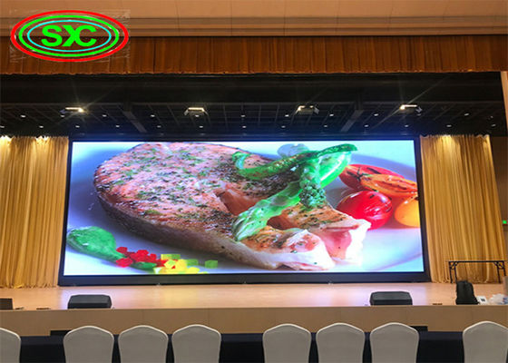سعر جيد شاشة LED داخلية للإيجار النحيف للغاية P2.5 480 * 480mm RGB LED الانترنت
