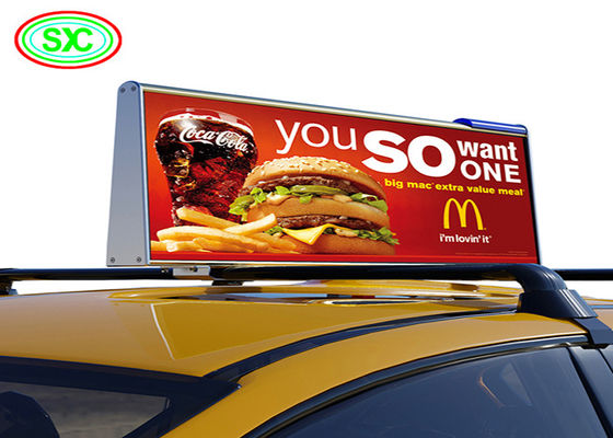 شاشة عرض إشارة LED للسيارة بجهد 5 فولت بتكوينات 1R1G1B ووظيفة عرض الرسوم المتحركة