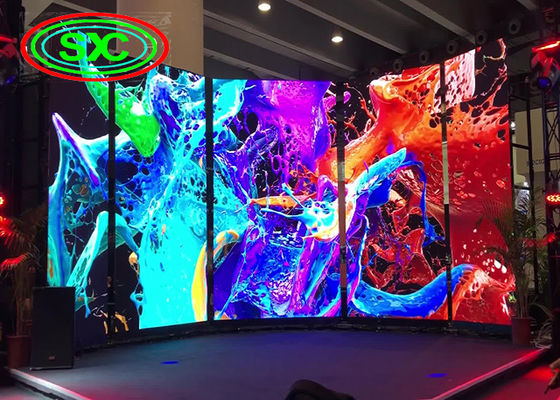 سعر جيد شاشة LED خارجية للإيجار SMD P5 / شاشة عرض تأجير داخلية 640x640 خزانة الانترنت
