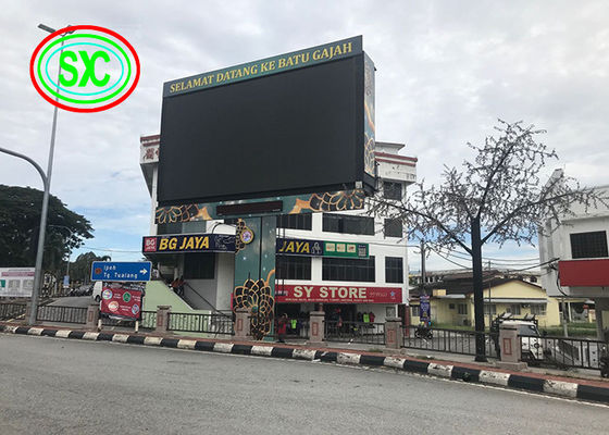 سعر جيد شاشة العرض LED بالألوان الكاملة الخارجية ذات الحجم الكبير P10 10000 نقطة / متر مربع كثافة البكسل الانترنت