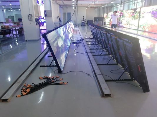 سعر جيد شاشة LED للملعب P10 960X960mm شاشة LED لملعب محيط الألومنيوم / شاشة LED خارجية للإعلان مع قناع ناعم الانترنت