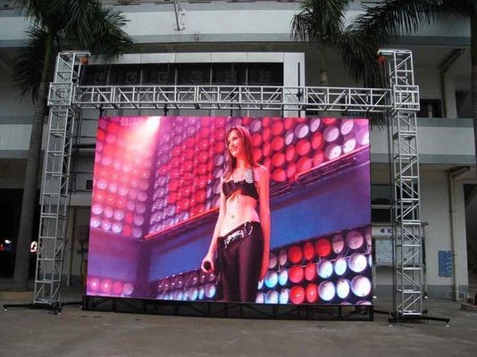 سعر جيد شاشات LED للإعلانات P4.8500x1000mm لوحة صب بالقالب عالية السطوع بالألوان الكاملة Nationstar SMD 1921 شاشة LED خارجية الانترنت
