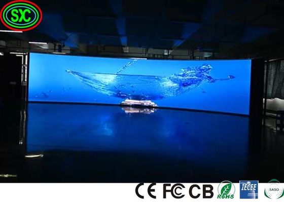 سعر جيد عالية الجودة الجملة الداخلية P3 كامل اللون شاشة LED شاشة فيلم فيديو جدار كنيسة مرنة الانترنت