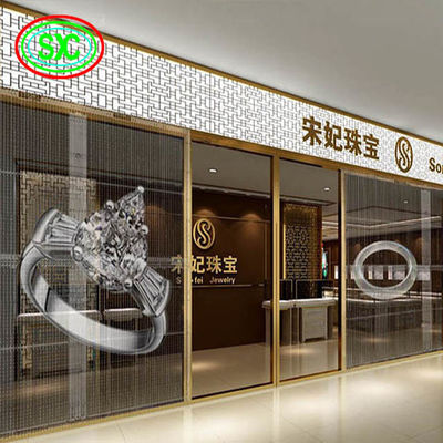 سعر جيد صافي شفاف مدعوم جدار الفيديو P3.91 داخلية مدعومة شبكة الستائر إشارات العرض شاشة مدعومة الانترنت