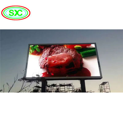 سعر جيد IP 65 شاشة LED خارجية DIP P10 960 * 960mm 1/4 Scan 160x160mm Module الانترنت