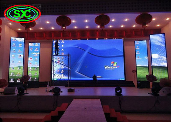 سعر جيد الملعب الصغير P3.91 P4.81 شاشة LED الداخلية للإيجار 500 * 1000 مم حجم الخزانة الانترنت