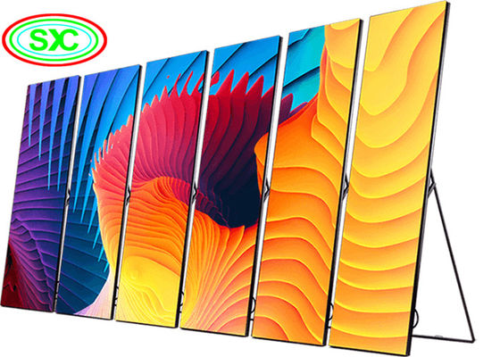 SMD2121 1200cd / متر مربع P2.5 Led ملصق شاشة 3G 4G نظام سهل النقل والتركيب