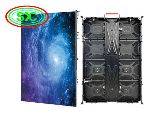 سعر جيد 65025 / ㎡ داخلي P3.91 500 * 500MM تأجير شاشة LED حالة الرحلة الانترنت