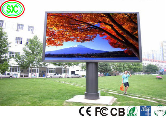 سعر جيد شاشة عرض LED ملونة كاملة خارجية عالية السطوع على 7200cd P8 P10 لوحة الإعلانات LED الانترنت