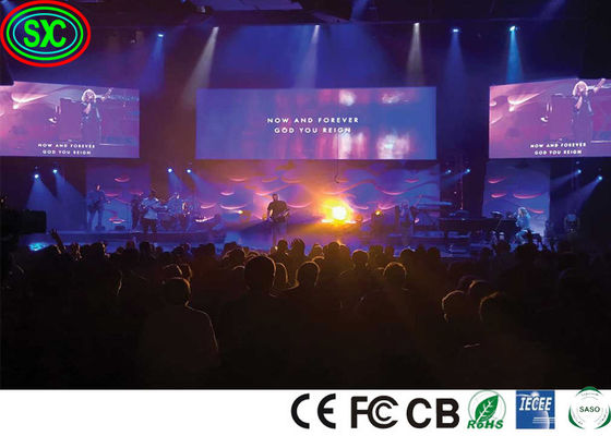 كامل لون داخلي LED الصب الصب الألومنيوم الجدار الصلب عرض P5 عالية الوضوح