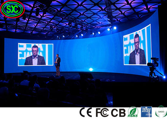 شاشة LED ملونة كاملة للاستئجار في الهواء الطلق جميع المواهب مرحلة 2500 نيتس سطوع 3 كثافة بكسل عالية 40000 نقطة / متر مربع