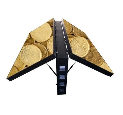سعر جيد 6mm Pixel Pitch خارجي Full Color LED Display التحكم اللاسلكي الأمامي / الخلفي IP65/IP54 خزانة الفولاذ المقاوم 32.5kg الوزن الانترنت