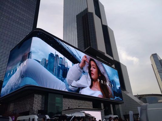 سعر جيد عازل المياه P10 في الهواء الطلق الإعلانية الملونة الكاملة عرض الفيديو LED 5000cd / m2 الوضوح الانترنت