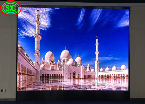 سعر جيد SMD P3.91 P4.81 في الداخل LED Video Wall خلفية 500*1000mm الخزانات المسرحية LED screen الانترنت