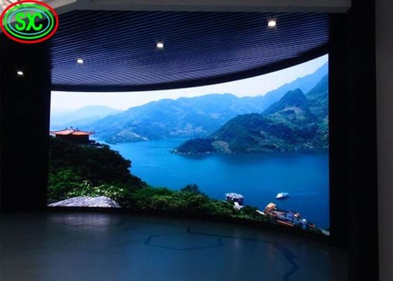 سعر جيد تقنية جديدة داخلية Full Color HD Curve P3.91 LED شاشة حائط فيديو LED شاشة LED مرنة للتأجير الانترنت