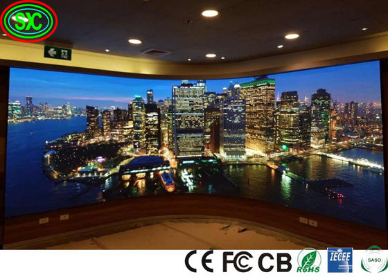 سعر جيد P3.91 شاشات LED للمسرح ذات المنحنى الداخلي اتصال سلس في شاشة الفيديو LED جاهزة للشحن الانترنت
