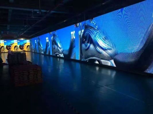 سعر جيد شاشات LED للمسرح HD داخلي P4 512x512 ملم خزانة حائط فيديو خلفية نظام نوفا الانترنت