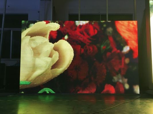 شاشة LED للتأجير داخلي P3.91 خدمة أمامية 500X500MM لوحة حائط فيديو خزانة ملونة كاملة زاوية عرض واسعة