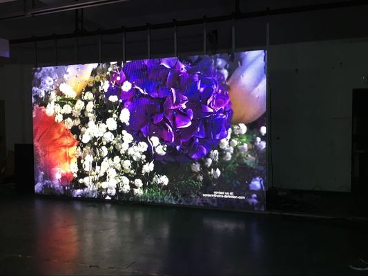سعر جيد شاشة عرض خلفية ملونة كاملة للمسرح ، لوحة LED داخلية P2.5 640x640mm لحدث التأجير الانترنت