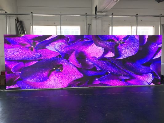 سعر جيد تأجير شاشات LED للمسرح P3.91 / P4.81 500 خزانة شاشة ملونة LED لوحة معدل تحديث عالي 3840 هرتز مع انحناء الانترنت