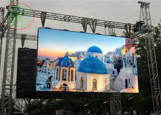 سعر جيد شاشة المسرح الخارجية بالألوان الكاملة P 4.81 شاشة LED 43222 كثافة بكسل نقطة الانترنت
