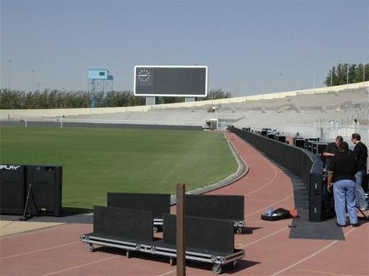 سعر جيد شاشة عرض محيطية لملعب كرة القدم 960x960 مللي متر خزانة Led شاشة فيديو تأجير مقاوم للماء IP65 SMD 1R1G1B الانترنت