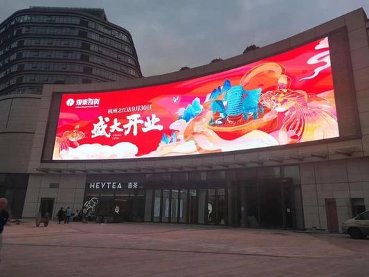 جودة معدل تحديث عالي 1920 هرتز 1/8 لوحة إعلانات ملونة في الهواء الطلق P6 LED Display الحائط Mount full color outdoor led display مصنع