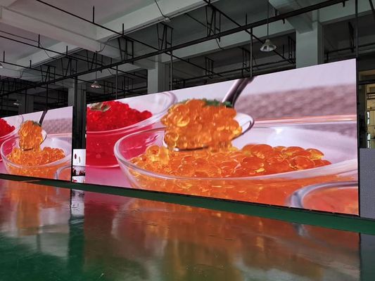 سعر جيد لوحة عرض LED ملونة كاملة حائط فيديو HD P2.5 160,000 نقطة الكثافة الفيزيائية الانترنت