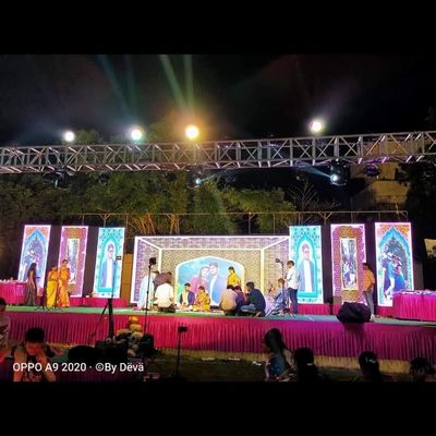 مسرح كامل الألوان مصباح LED الصب الصبغ الألومنيوم الشاشة مسرح الخلفية 27777 نقطة / متر مربع